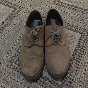 Men's Brown Suede Oxford Shoes